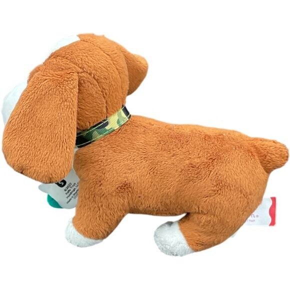 Our Generation Basset Hound Plush Puppy Dog Brown & White Stuffed Pet Toy 8" - Picture 5 of 10